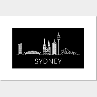 Sydney Skyline Posters and Art